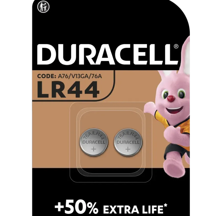 Duracell Batterij LR44 Alkaline-knoopcel alkaline 1,5V 2 stuks