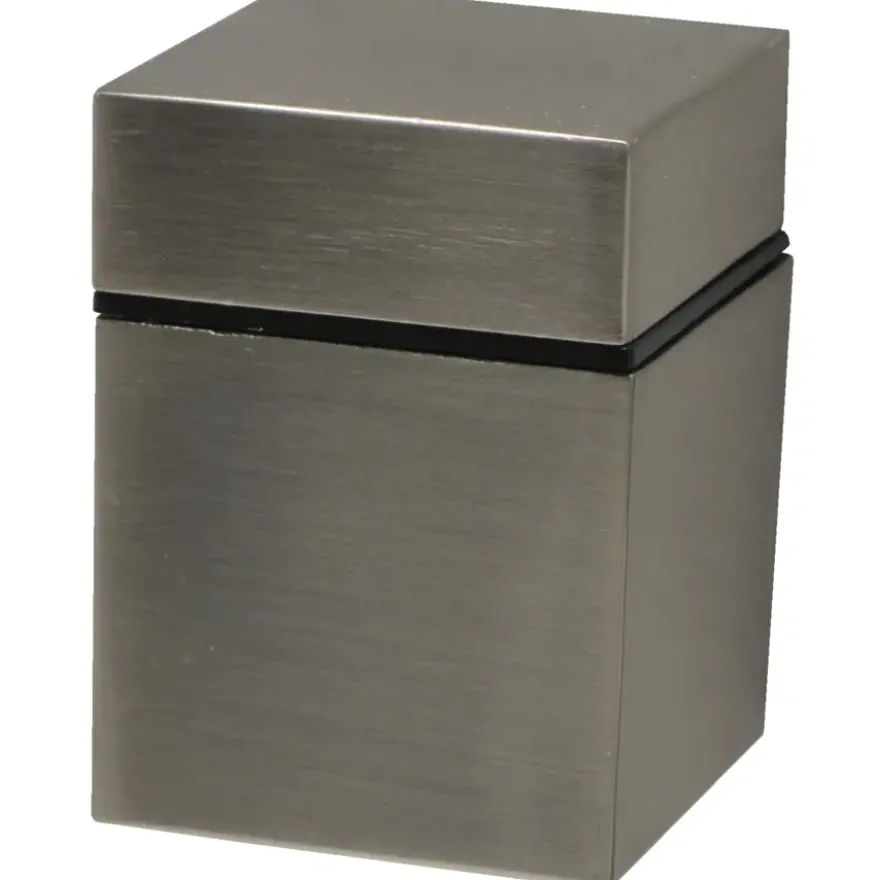 Duraline clip cube geborsteld nikkel