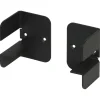 Duraline clip mat zwart 6,5x5x5 cm 2 stuks