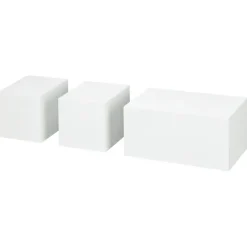 Duraline kubus lak wit 10x20 cm set 3 stuks
