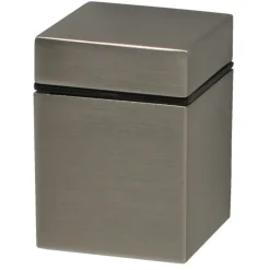 Duraline plankdrager clip cube mini geborsteld nikkel