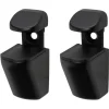 Duraline plankdrager clip mini mat zwart 2 stuks