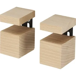 Duraline plankdrager clip beuken 6,3x4x4 cm