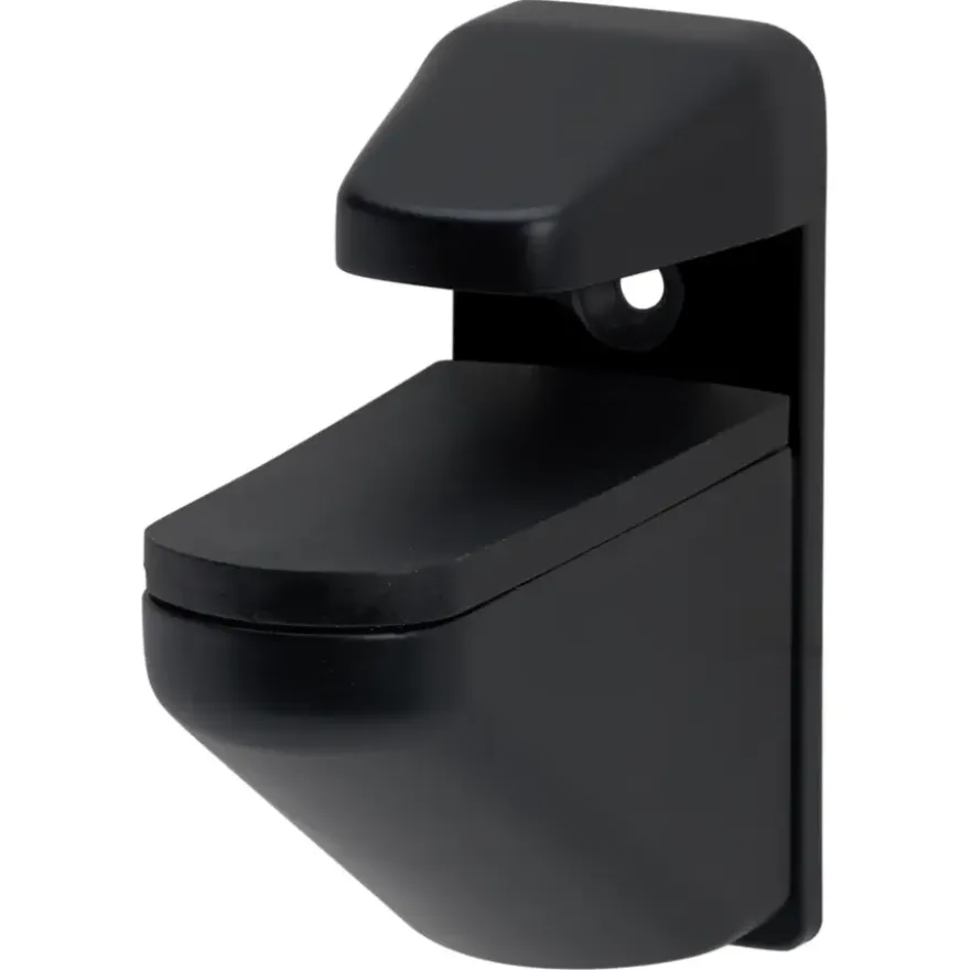 Duraline plankdrager clip Maxi mat zwart 4x8,7x9,6 cm