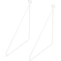 Duraline plankdrager dun wit 24x26,5 cm 2 stuks