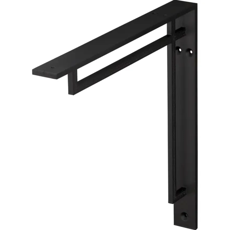 Duraline plankdrager model A zwart 14,5x14,5 cm