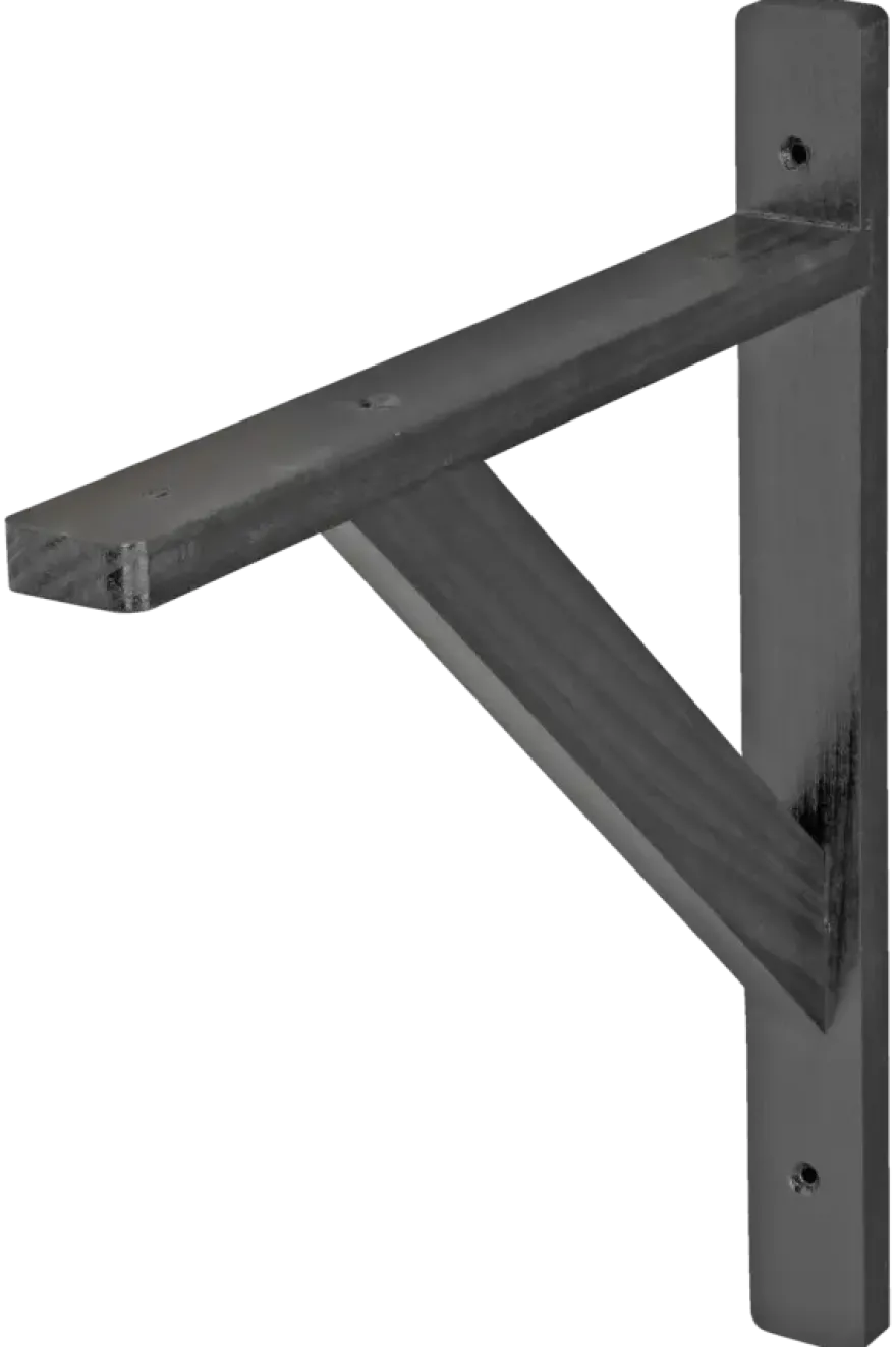 Duraline plankdrager model 15 zwart hout 25x30 cm