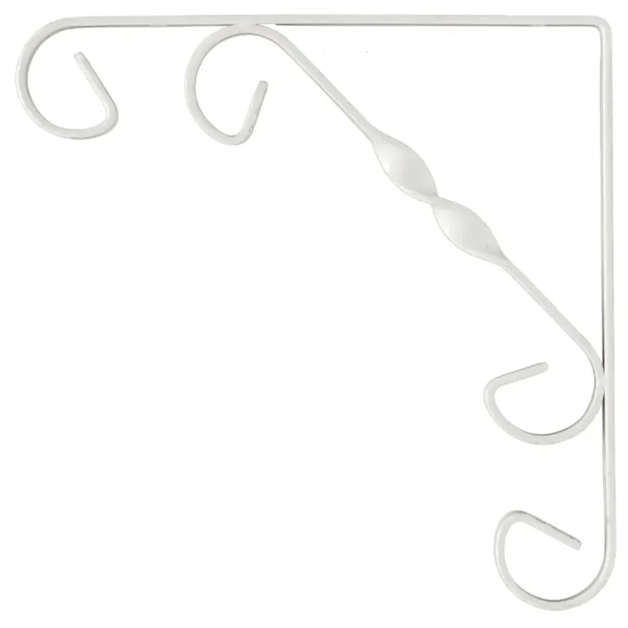 Duraline plankdrager ornament wit 20x20 cm