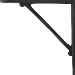 Duraline plankdrager plank twist zwart 14,5x14,5cm