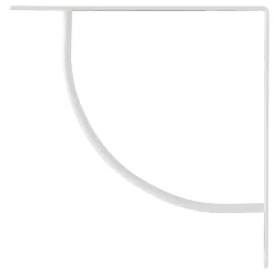 Duraline plankdrager swing alpine wit 24x24 cm