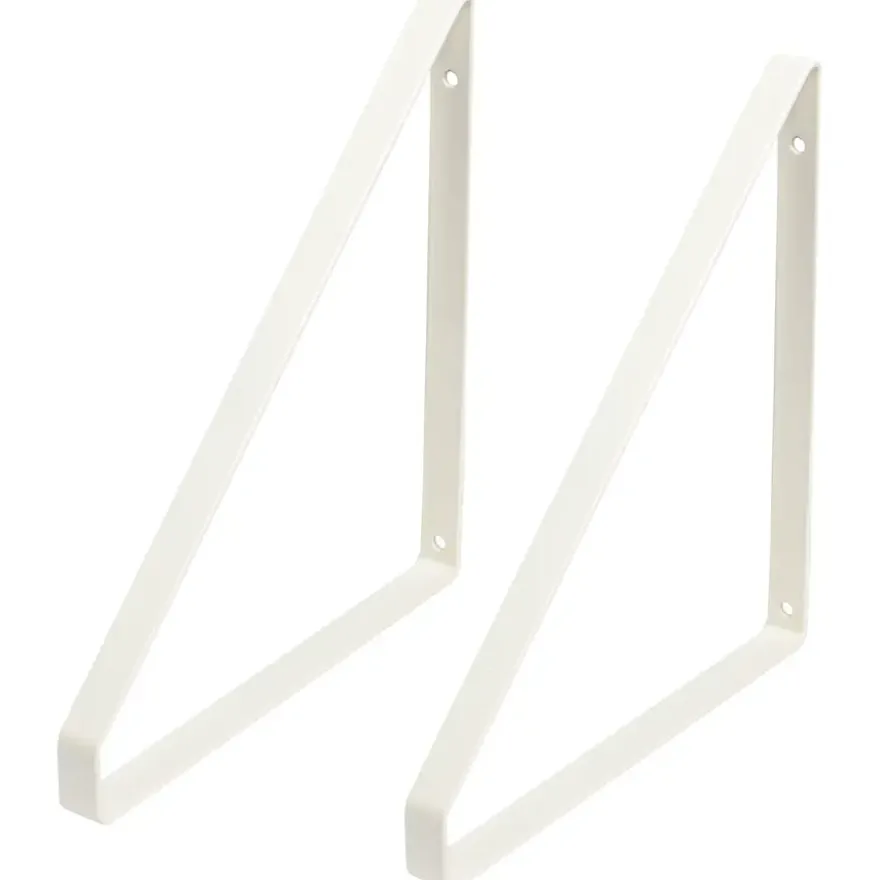 Duraline plankdrager wit 24x25,5 cm 2 stuks