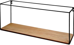 Duraline wandbox hout/zwart 60 cm