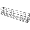Duraline wandmand draadstaal mat zwart 60 x 12 x 10 cm