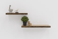 Duraline wandplank eikenfineer met schors 60x23,5 cm 38 mm