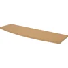 Duraline wandplank gebogen XS2 naturel eiken 80x23,5 cm 18 mm