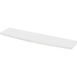 Duraline wandplank gebogen XS2 wit hout 80x23,5 cm 18 mm