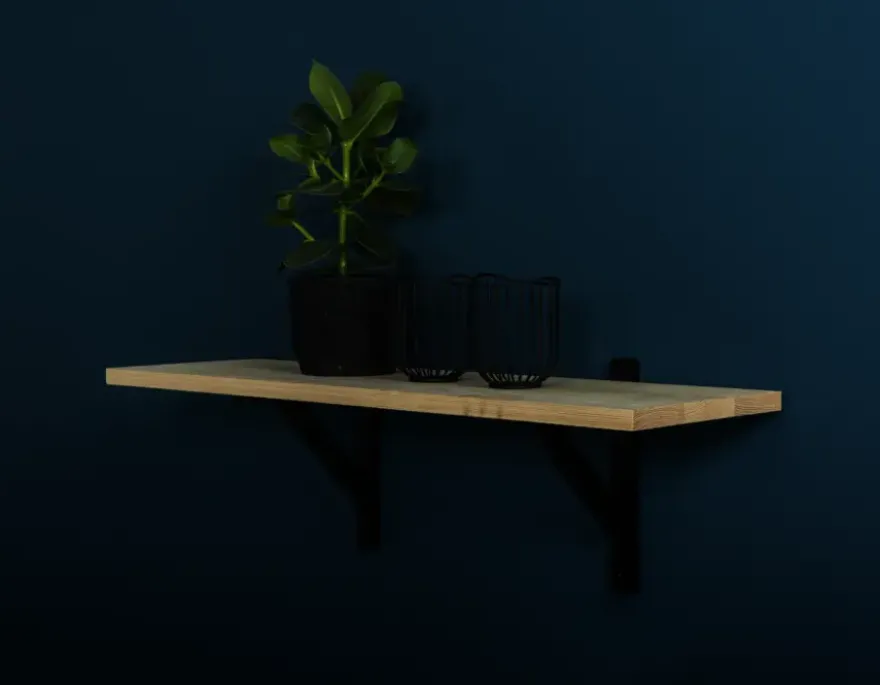 Duraline wandplank solid pine 80 cm