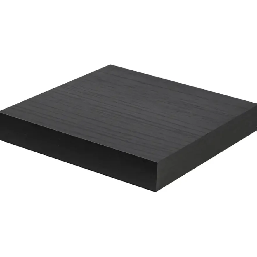 Duraline wandplank XL4 zwart eiken 23,5x23,5 cm 38 mm