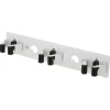 Duraline bezemhouder zwart 36x7x6 cm