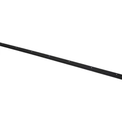 Duraline bovenrail zwart 130 cm t.b.v. Duraline opbergsysteem hangend