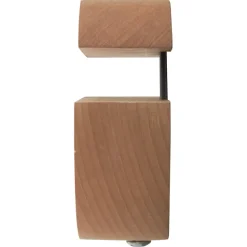 Duraline clip rond hout