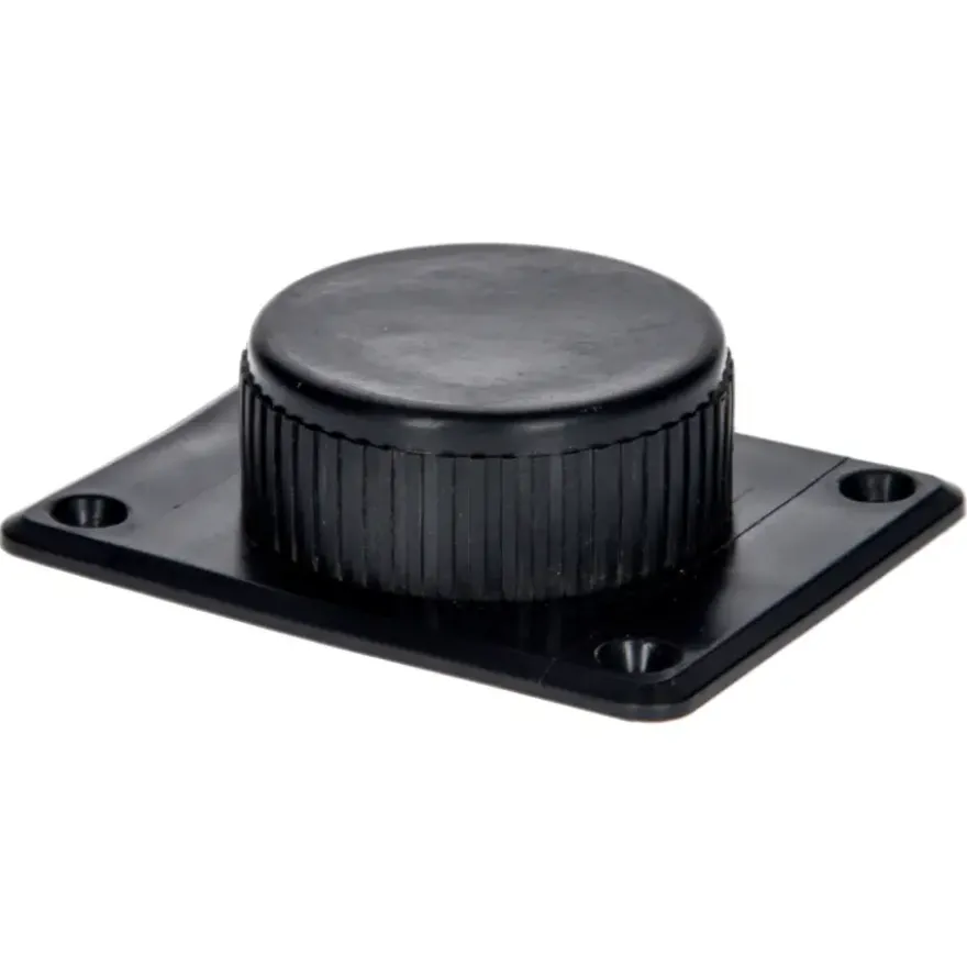 Duraline meubelglijder verstelbaar zwart 8x6,5x2,5 cm
