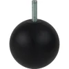 Duraline meubelpoot bol zwart Ø7 cm