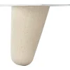 Duraline meubelpoot Danish Leg Ovar 10 cm