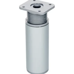Duraline meubelpoot grijs aluminium ø4x10x13 cm