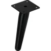 Duraline meubelpoot mat zwart 15 cm