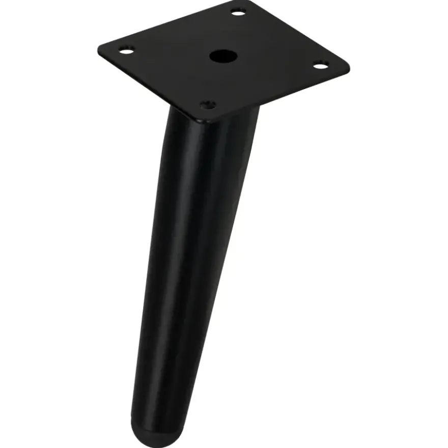 Duraline meubelpoot mat zwart 15 cm