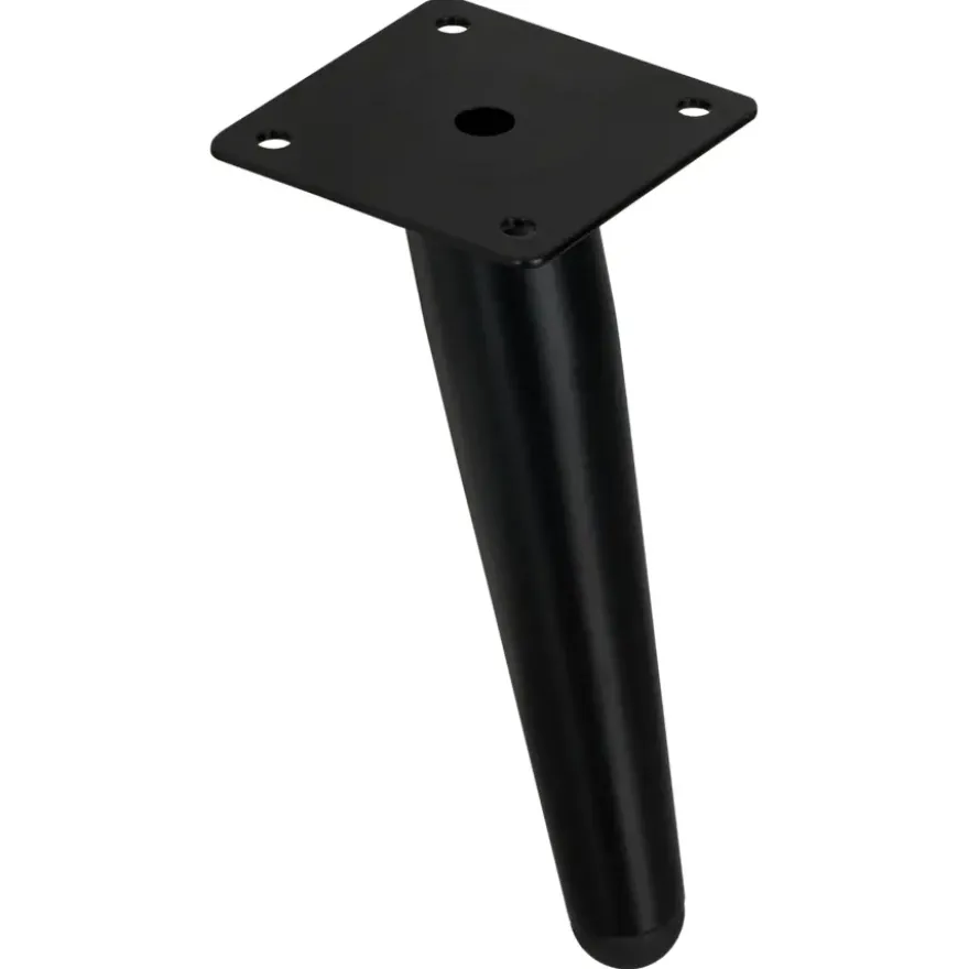 Duraline meubelpoot mat zwart 15 cm