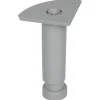 Duraline meubelpoot rond grijs Ø3,5x12x18 cm