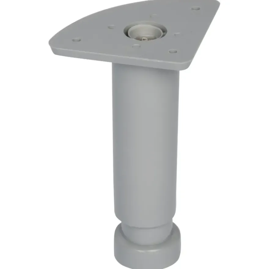 Duraline meubelpoot rond grijs Ø3,5x12x18 cm