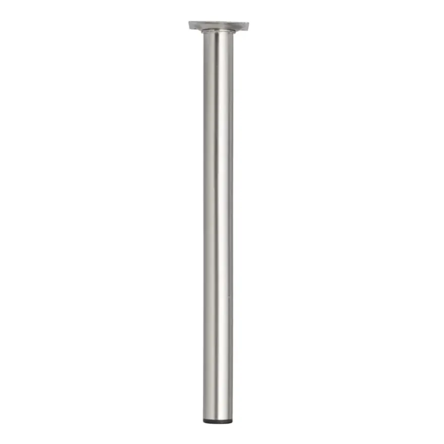 Duraline meubelpoot rond nikkel geborsteld Ø3x40 cm