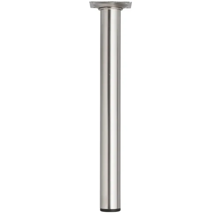 Duraline meubelpoot rond nikkel geborsteld Ø3x30 cm