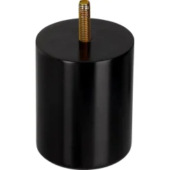 Duraline meubelpoot rond zwart Ø6,4x8 cm