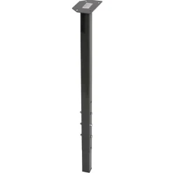 Duraline meubelpoot vierkant metaal antraciet 30x30 mm verstelbare hoogte