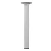 Duraline meubelpoot vierkant zilvergrijs 25x25 mm 25 cm