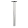 Duraline meubelpoot vierkant nikkel geborsteld 2,5x2,5x25 cm
