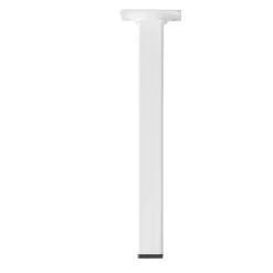 Duraline meubelpoot vierkant wit 2,5x2,5x25 cm