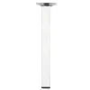 Duraline meubelpoot vierkant chroom 25x25 mm 25 cm