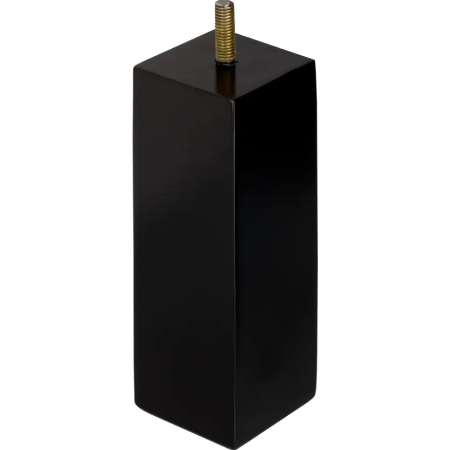 Duraline meubelpoot zwart hout 5x5x15 cm