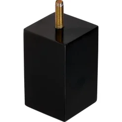 Duraline meubelpoot zwart hout 5x5x8 cm
