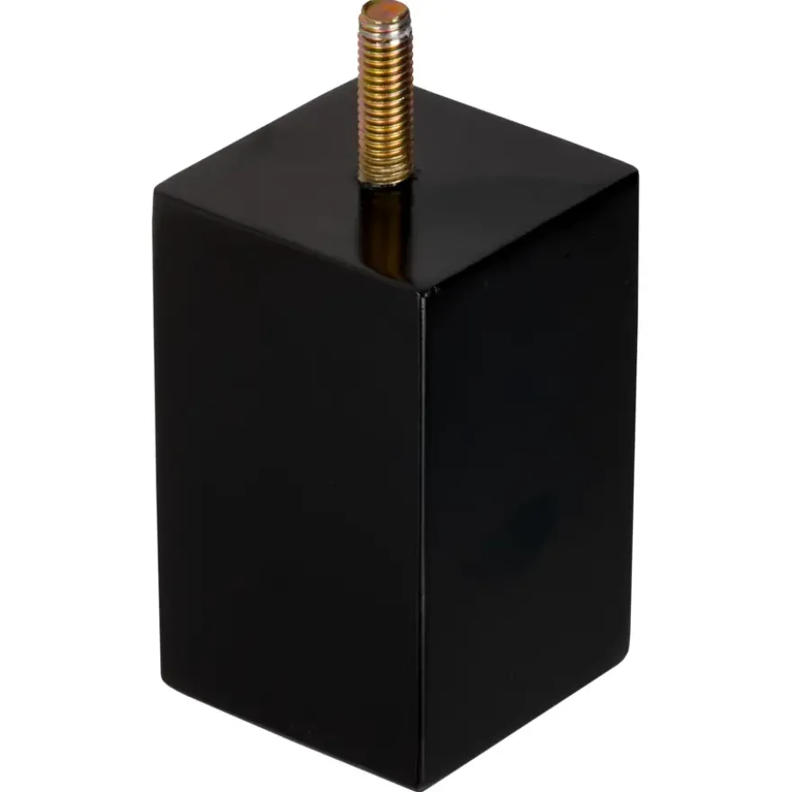 Duraline meubelpoot zwart hout 5x5x8 cm