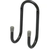 Duraline ophanghaak J-vormig dubbel grijs 16x7,5 cm