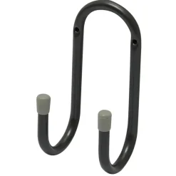 Duraline ophanghaak J-vormig dubbel grijs 16x7,5 cm