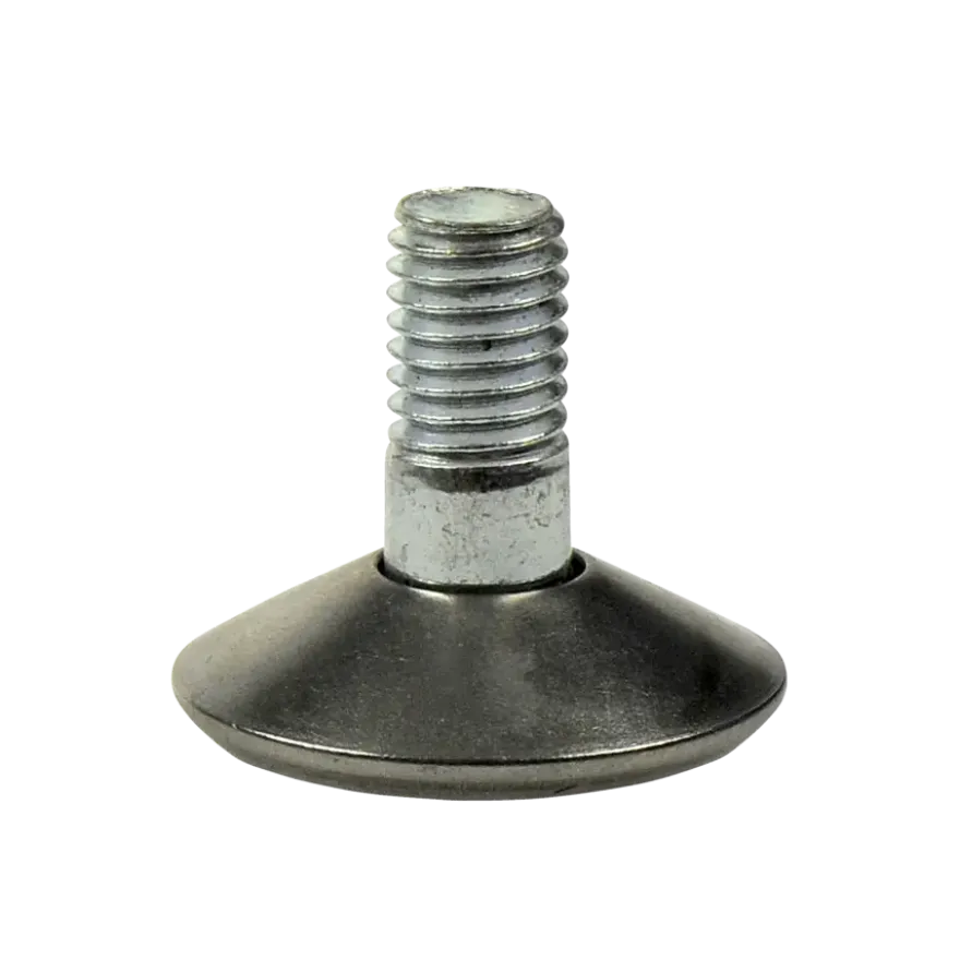 Duraline stelschroef voor meubelpoot chroom 4 stuks