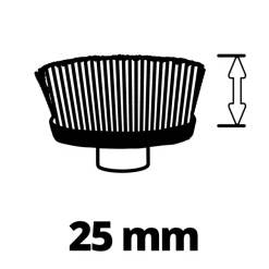 Einhell ultra borstel messing 95/25 - Ø95mm tbv de Picobella oppervlaktereiniger