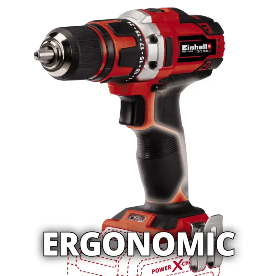 Einhell 18V accuboormachine TE-CD 18/40 LI (zonder accu)